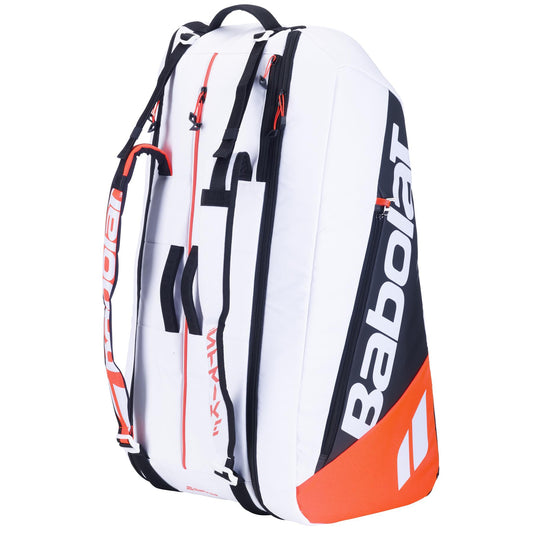 Babolat RH12 Pure Strike 4th Gen 12 Racket Badminton Bag - White / Black / Red