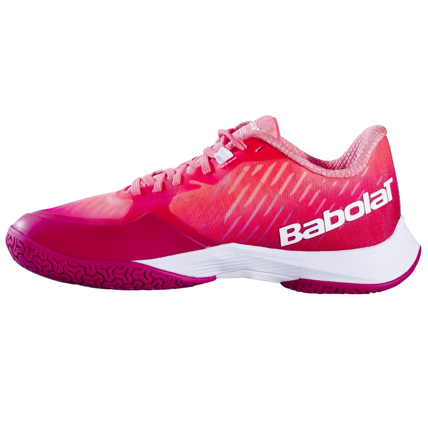 Babolat Shadow Tour 5 Womens Badminton Shoes - Raspberry - Left