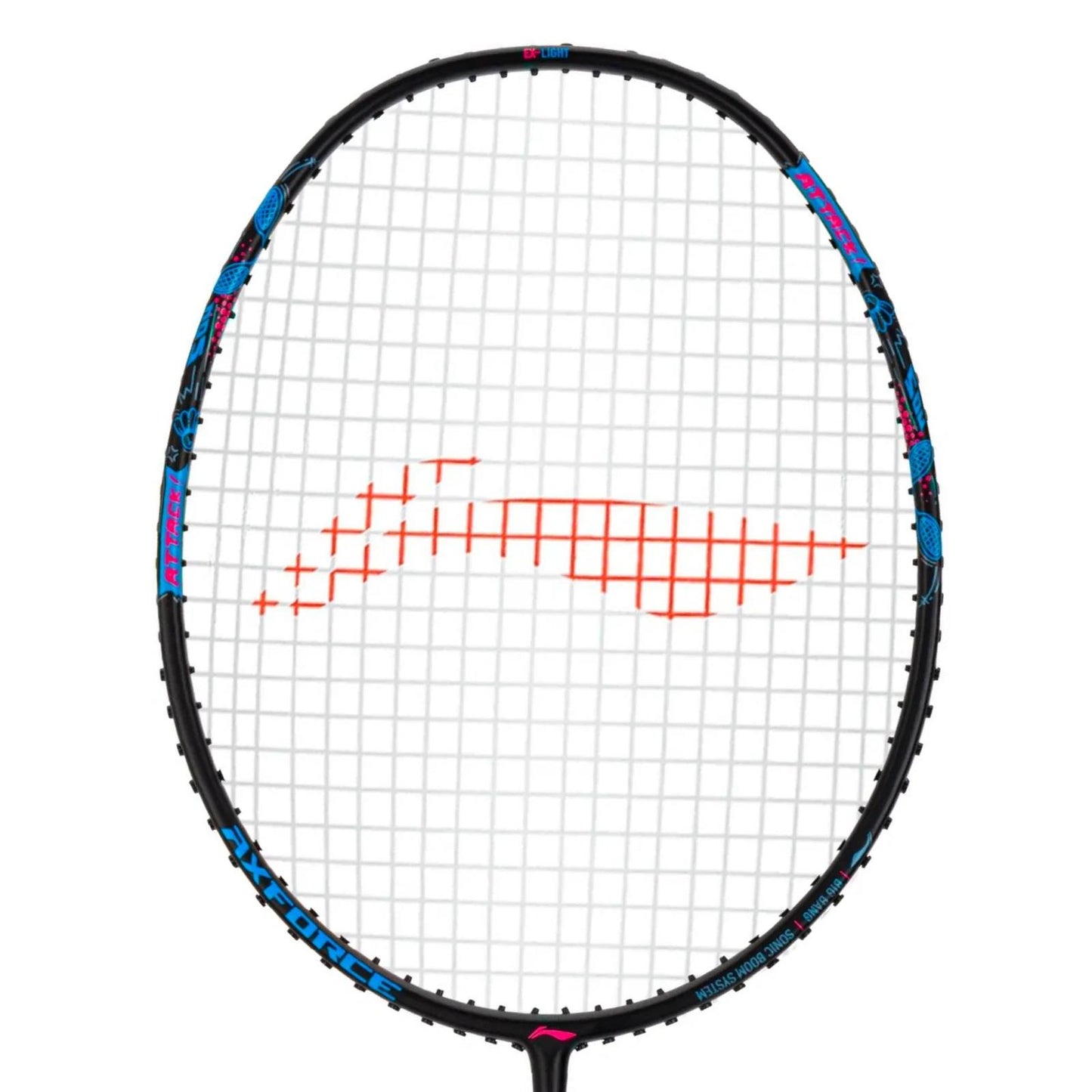 Li-Ning Axforce Big Bang 6U Badminton Racket - Black - Head
