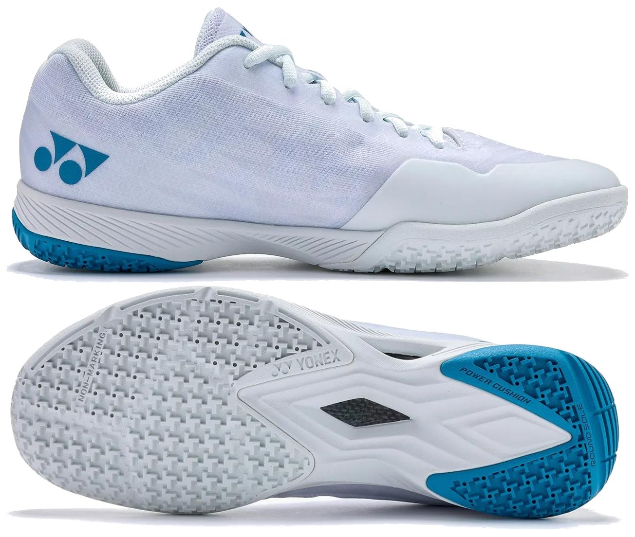 Yonex Power Cushion Aerus Z2 Mens Badminton Shoes - White / Blue