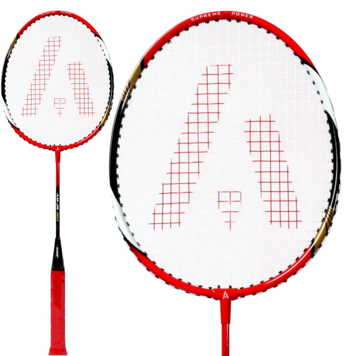 Ashaway AM303 Junior Badminton Racket - Black / Red