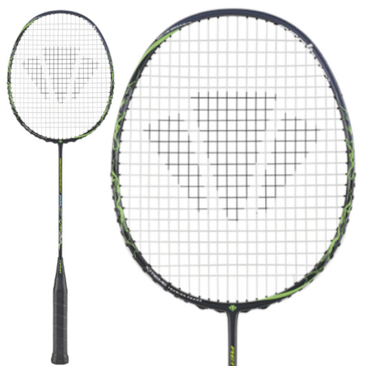 Carlton Aerospeed 200 Badminton Racket - Black / Green