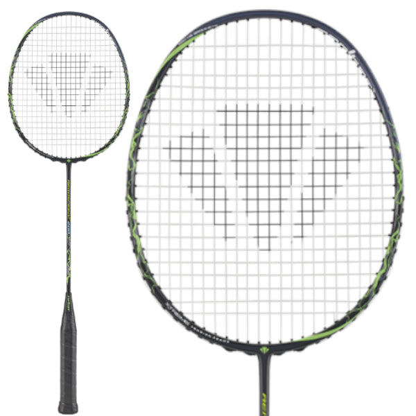 Carlton Aerospeed 200 Badminton Racket - Black / Green