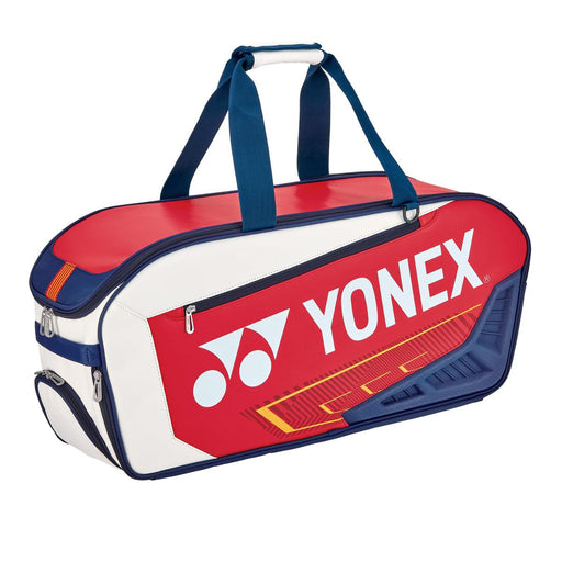 Yonex 02331WEX Expert Tournament Badminton Bag - White / Navy / Red