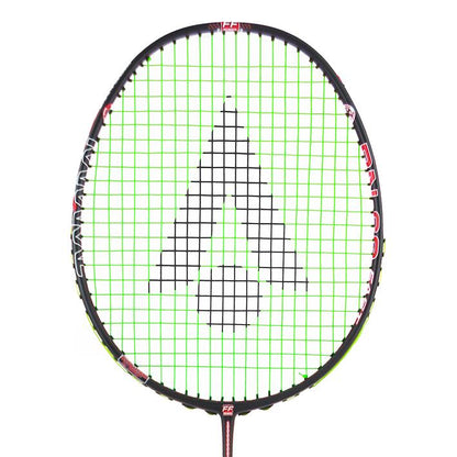 Karakal BN-60 Fast Fibre Badminton Racket - Black / Red - Head