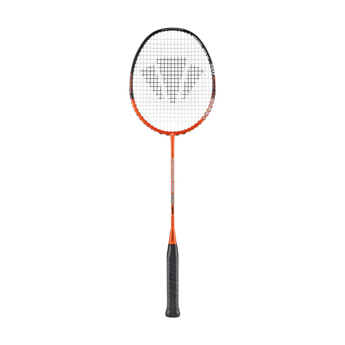Carlton Powerblade Zero 400S Badminton Racket - Orange / Black - Front