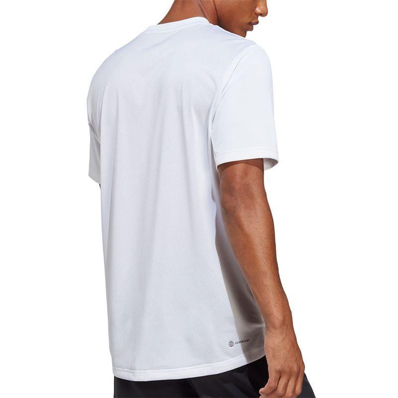ADIDAS Mens Club Badminton T-Shirt - White