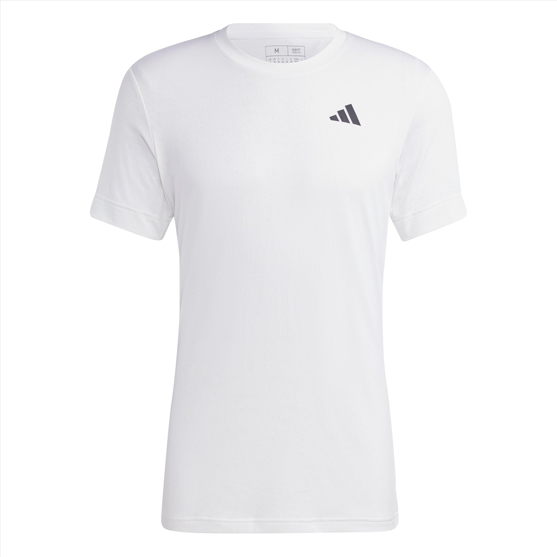 ADIDAS Mens Freelift Badminton T-Shirt - White