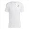 Experience the comfort of the ADIDAS Mens Freelift Badminton T-Shirt in white, equipped with AEROREADY technology. Featuring a small black logo on the left chest, this adidas creation is designed to keep you fresh and stylish all day long.