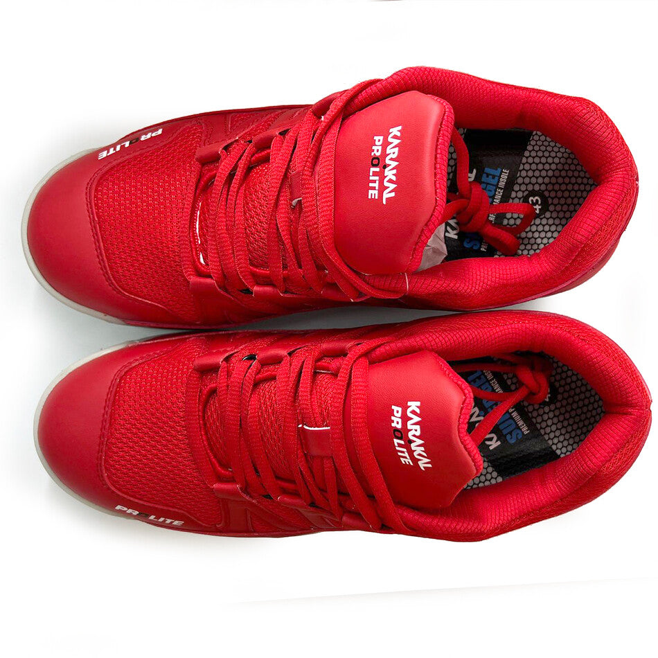 Karakal KF Pro Lite Badminton Shoes - New Red - Top