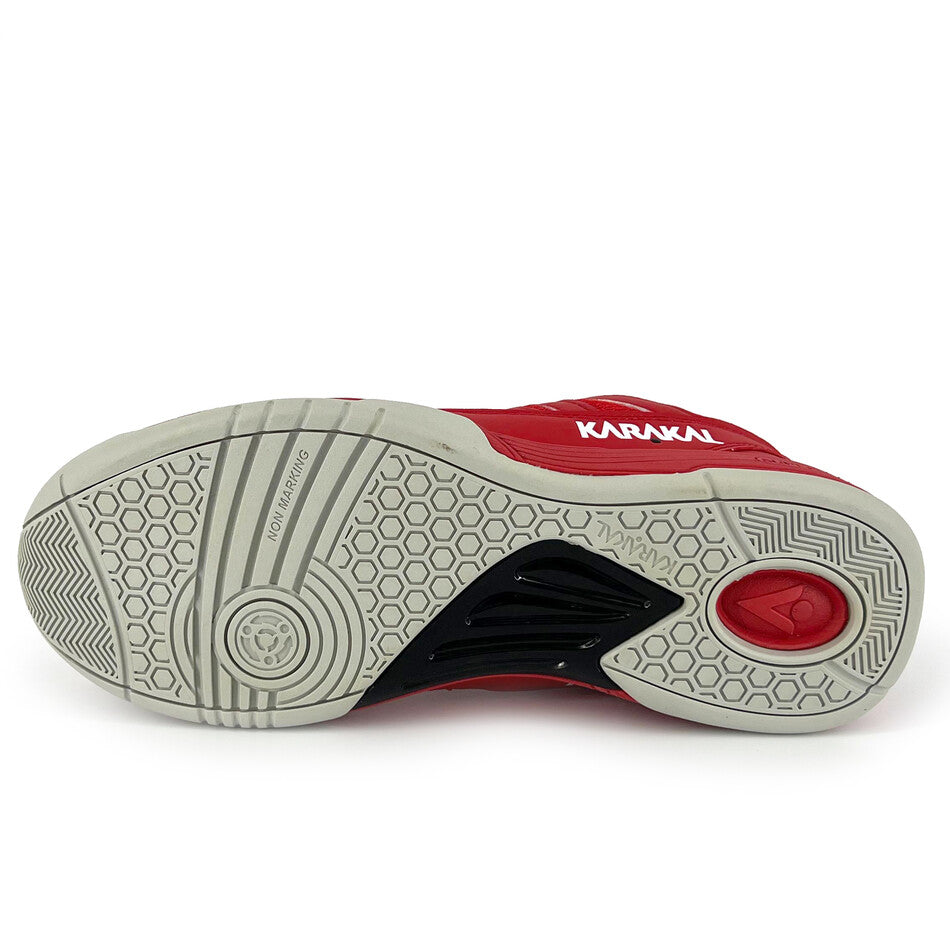 Karakal KF Pro Lite Badminton Shoes - New Red - Sole
