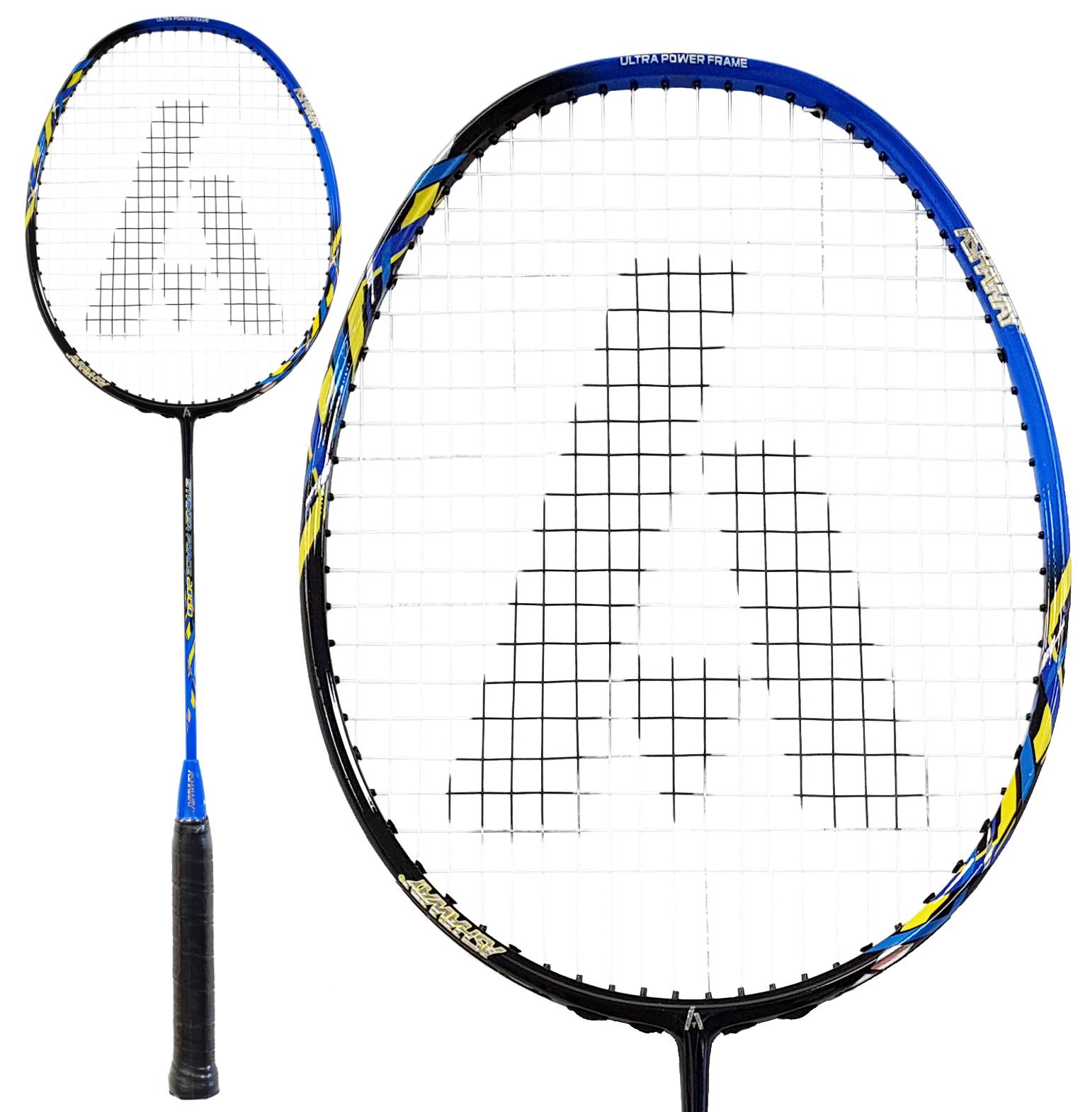 Ashaway Striker Force 2000 4U Badminton Racket - Black / Blue ...