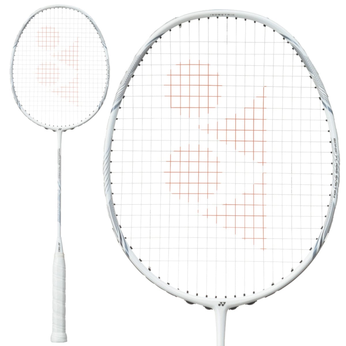 Yonex Nanoflare Nextage 4U Badminton Racket - White / Grey — Badminton HQ