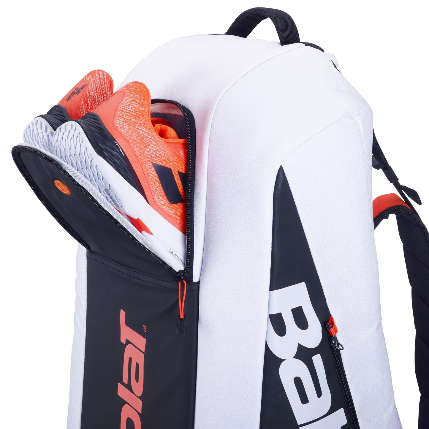 Babolat RH6 Pure Strike 4th Gen 6 Racket Badminton Bag - White / Black / Red - Shoes