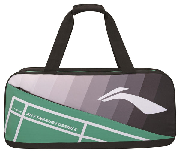 LiNing Court Plus Badminton Duffle Bag Black / White / Green