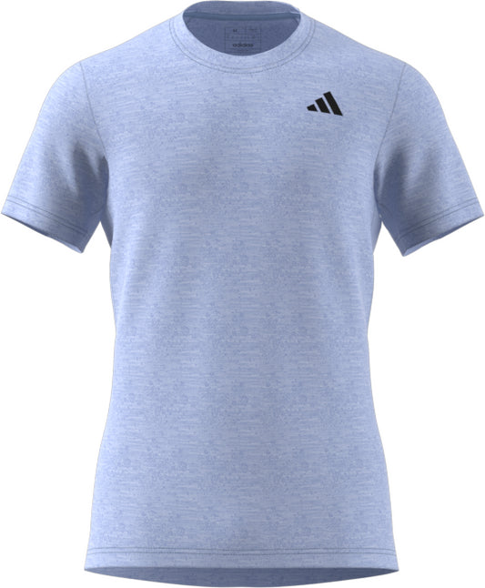 ADIDAS Mens Freelift Badminton T-Shirt - Blue Dawn