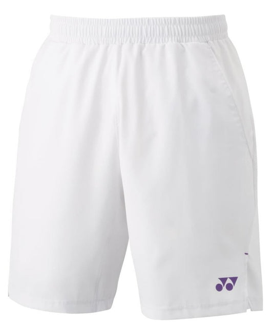Yonex 15164 Mens Badminton Shorts - White
