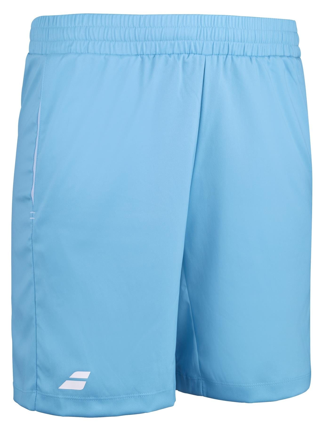 Babolat Play Mens Badminton Shorts - Cyan Blue - Angle