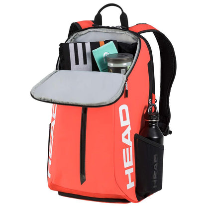 HEAD Tour Badminton Backpack - Fluorescent Orange - Full