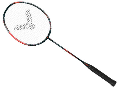 Victor Thruster Ryuga Metallic C 3U Badminton Racket - Black / Red