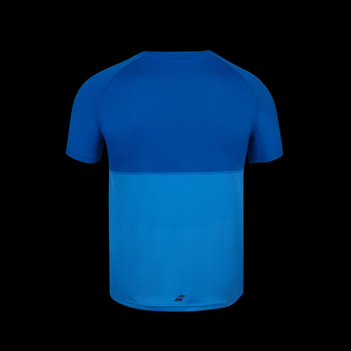 Babolat Play Crew Neck Mens Badminton T-Shirt - Blue Aster