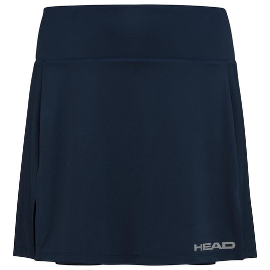 HEAD Womens Club Basic Badminton Skort Long - Dark Blue