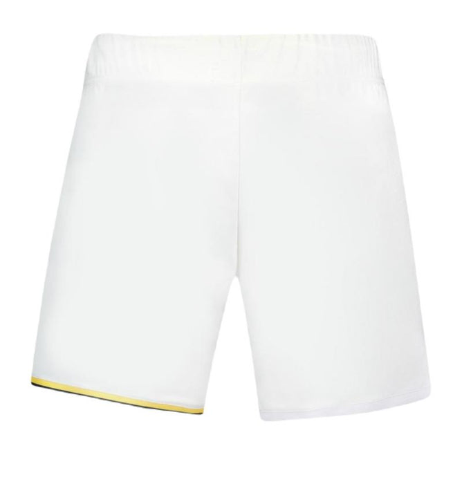 Le Coq Sportif Pro Mens Badminton Shorts - Optical White - Rear