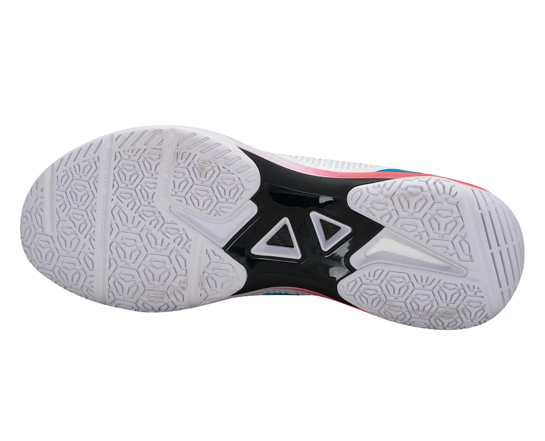 Li-Ning LT01 Thunder Womens Badminton Shoes White Fruity Neon