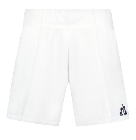 Le Coq Sportif Pro Mens Badminton Shorts - Optical White