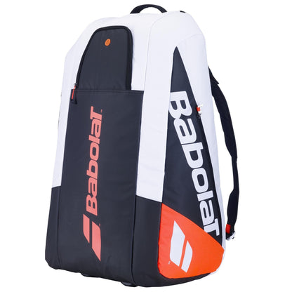 Babolat RH12 Pure Strike 4th Gen 12 Racket Badminton Bag - White / Black / Red - Rear