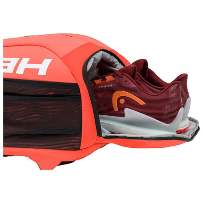 HEAD Tour Badminton Backpack - Fluorescent Orange - Shoes