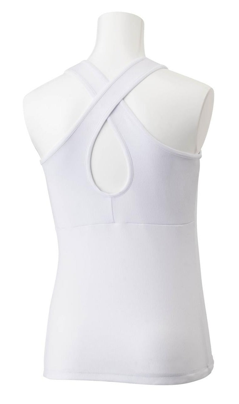 Yonex 20760 Womens Badminton Tank Top - White