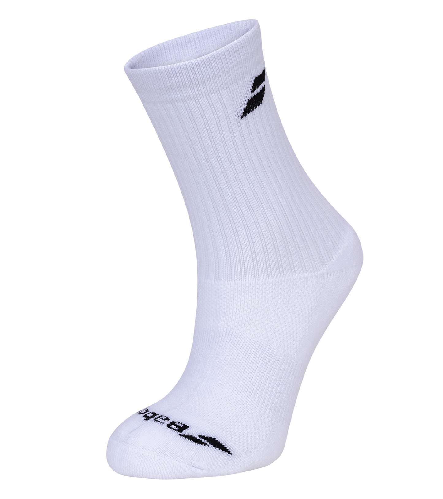 Babolat Long Badminton Socks - White 3 Pack