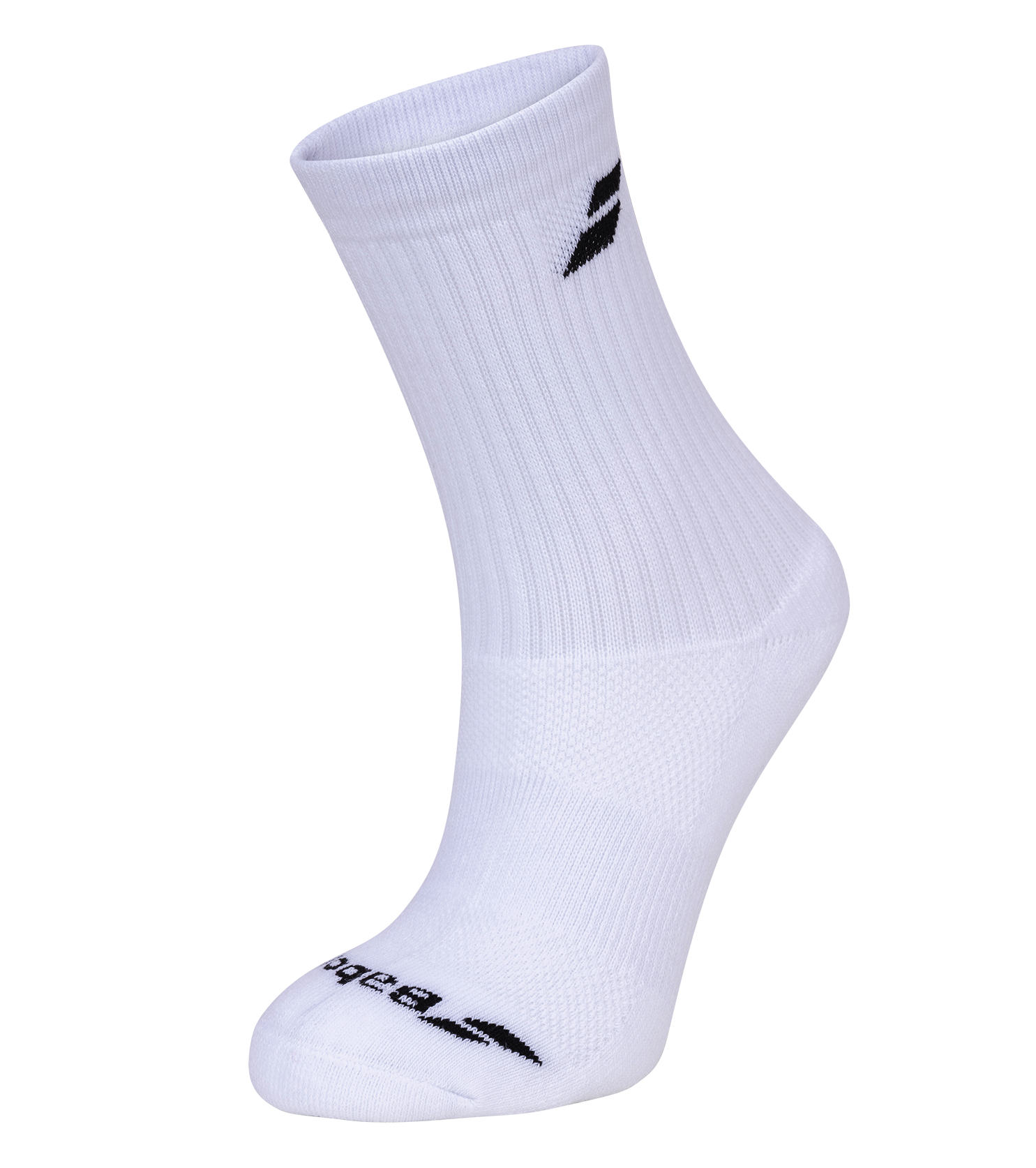 Babolat Long Badminton Socks - White 3 Pack