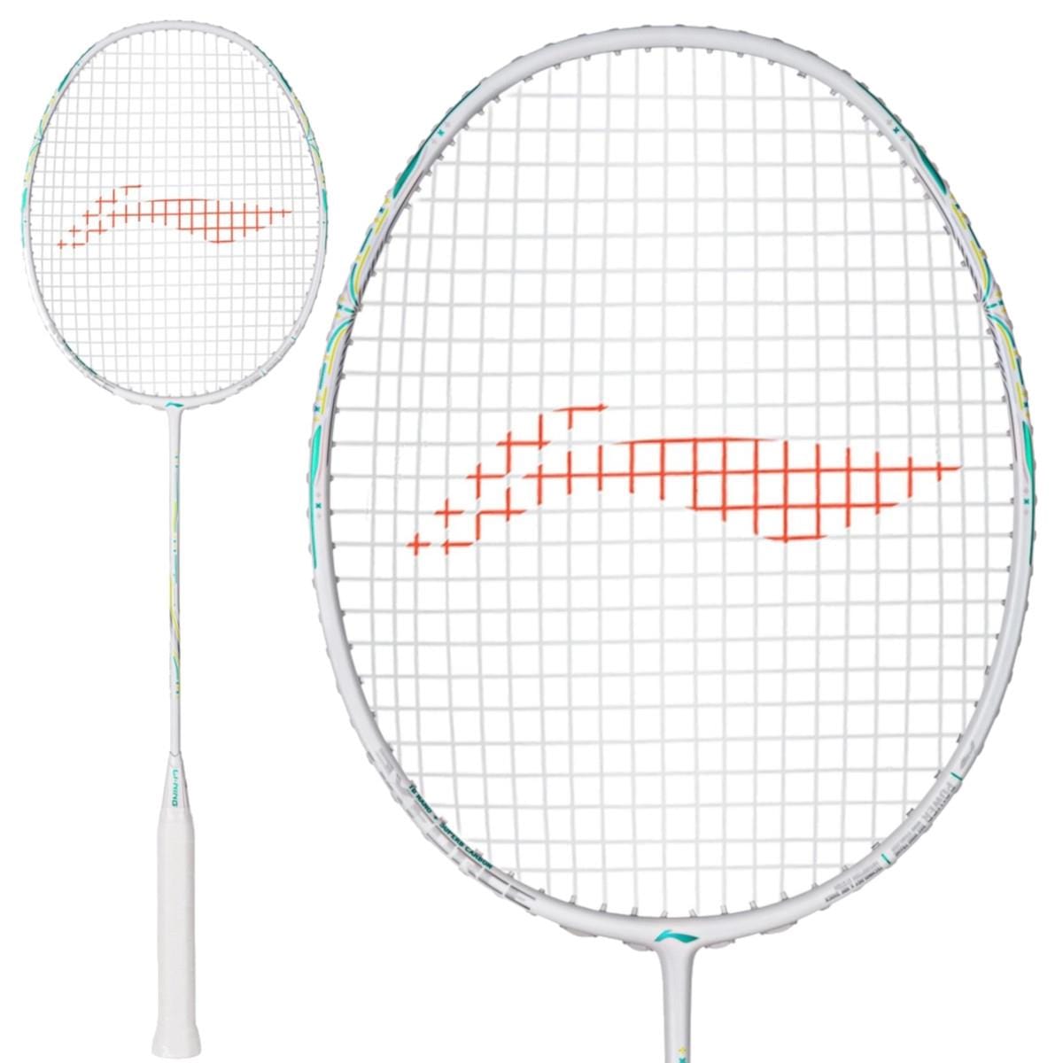 Li-Ning Axforce 60 4UG6 Badminton Racket - White — Badminton HQ