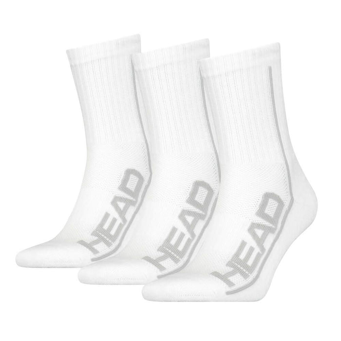 HEAD Performance Badminton Socks (3 Pack) - White