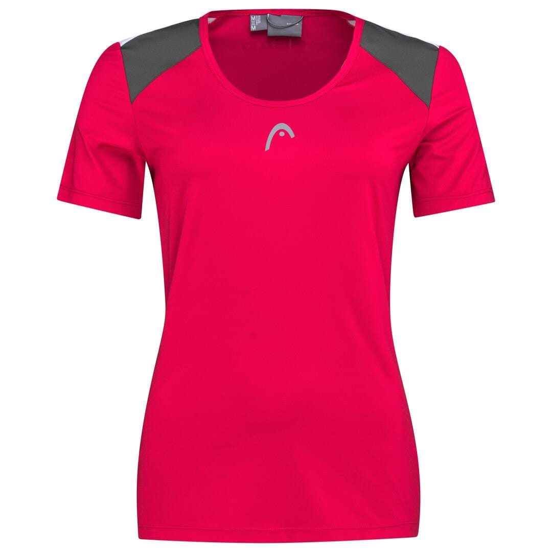 HEAD Womens Club Tech 22 Badminton T-Shirt - Magenta