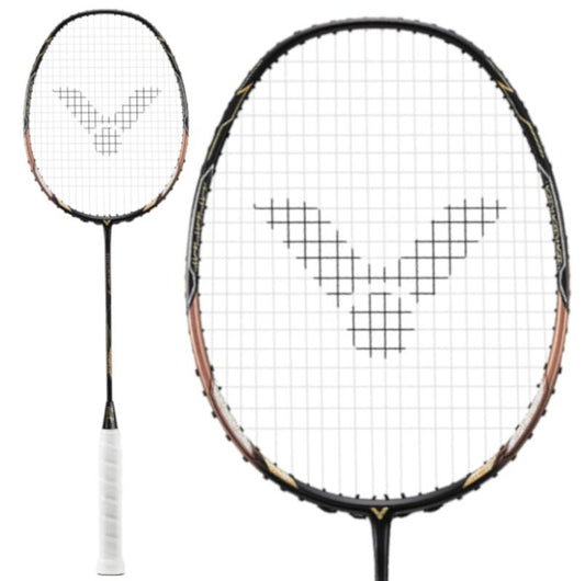 Victor Thruster FC Hendra Setiawan LTD Edition 3U Badminton Racket - Black / Gold