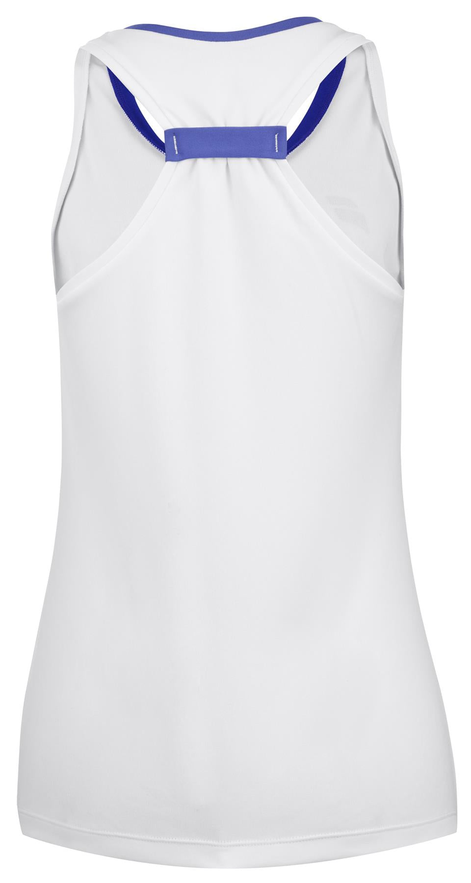 Babolat Play Womens Badminton Tank Top - White - Back