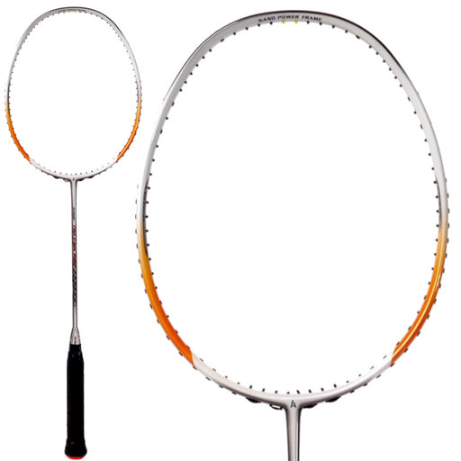 Ashaway Trainer Pro Badminton Racket - Silver / Orange