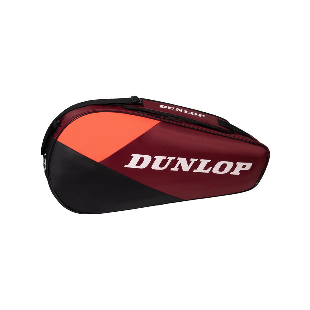 Dunlop CX Club 3 Badminton Racket Bag - Black / Red - Rear