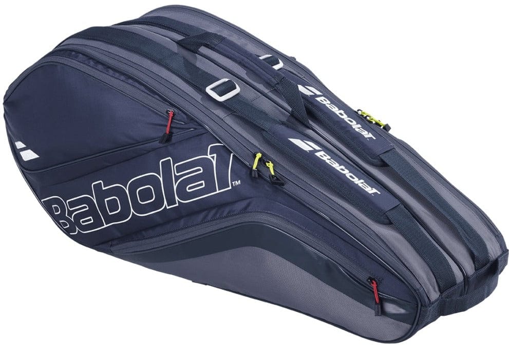 Babolat Evo Court L Racket Bag Grey Blue — Badminton HQ