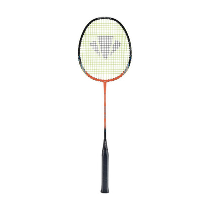 Carlton Spark V810 Badminton Racket - Black / Orange - Front