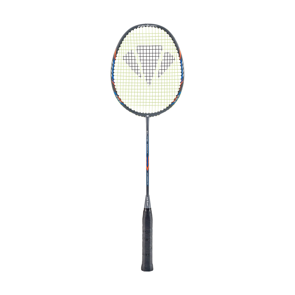 Carlton Elite 1000X Badminton Racket - Grey - Front
