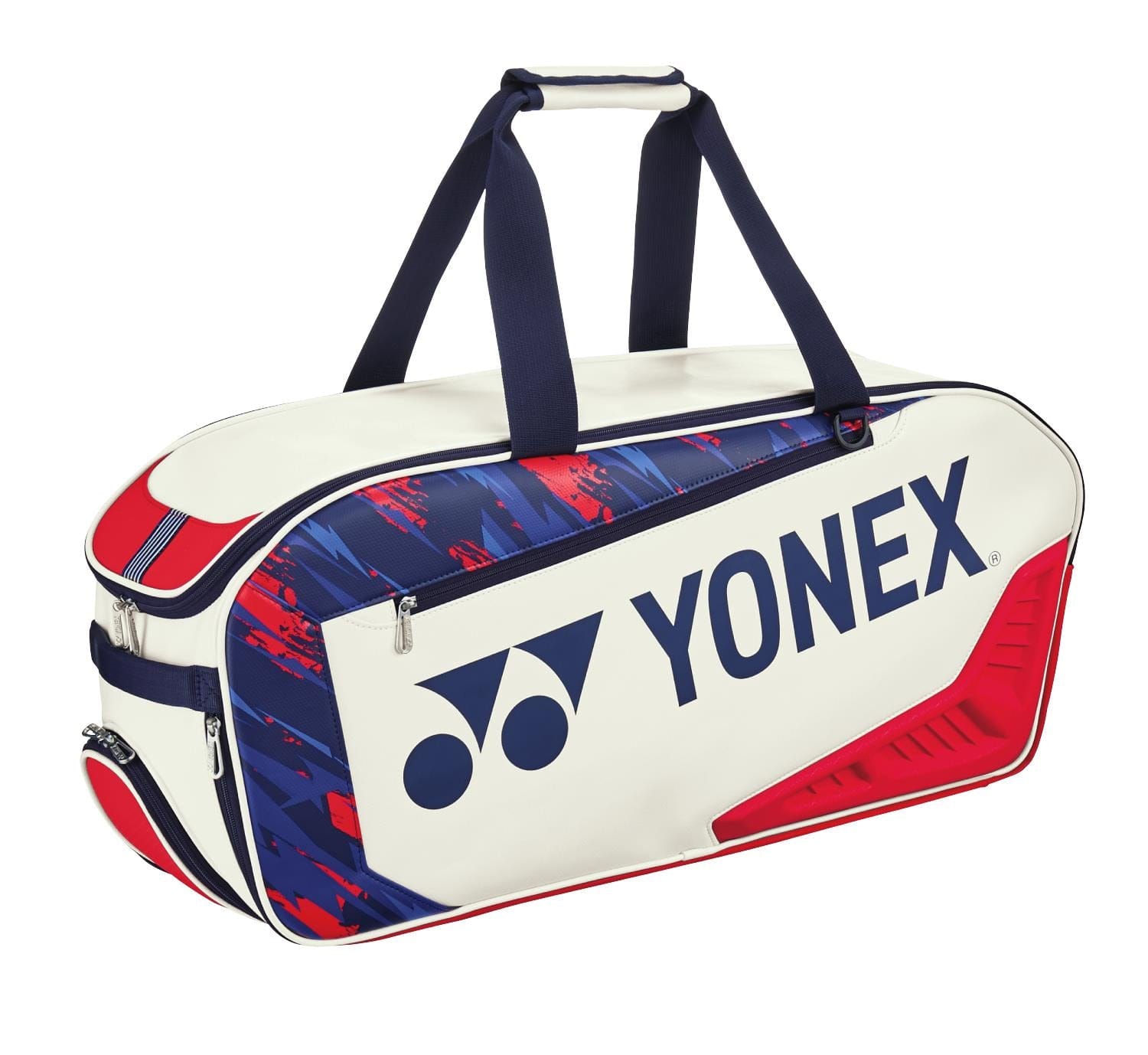 Yonex 02331EX Expert Tournament Badminton Racket Bag - White / Red ...