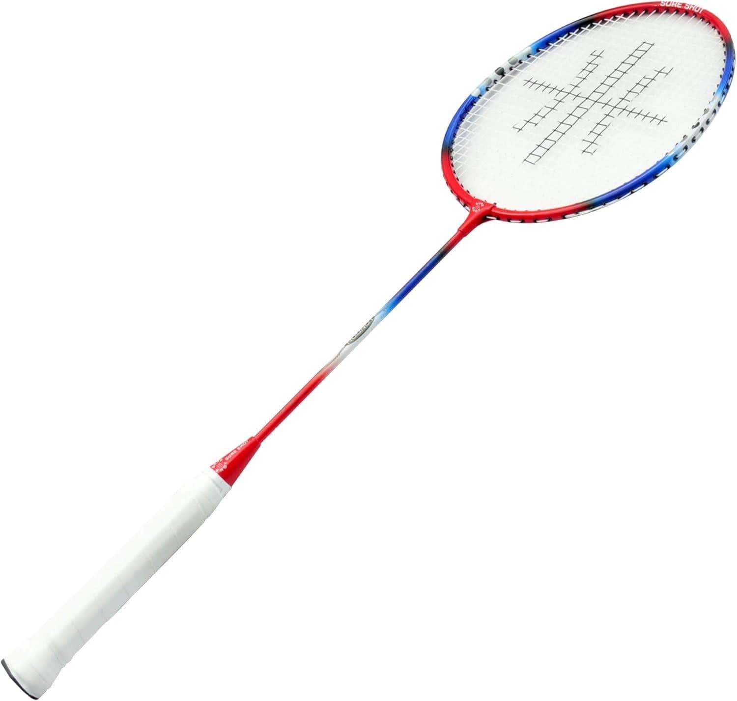 Sure Shot London Full Size Badminton Racket - Red / Blue — Badminton HQ