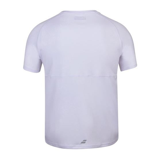 Babolat Mens Play Crew Neck T-Shirt - White