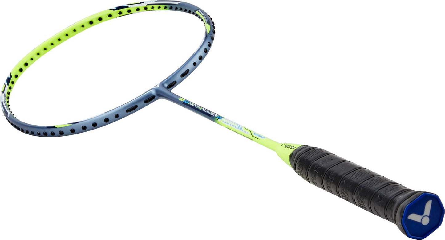 Victor DriveX Light Fighter 60 E Badminton Racket - Green - Butt Cap