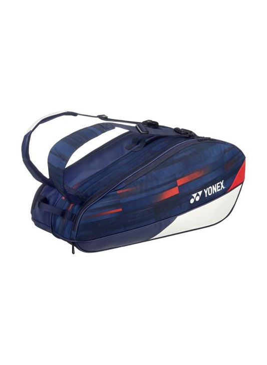 Yonex BA26PAEX LTD Pro 6 Racket Badminton Bag - White / Navy / Red