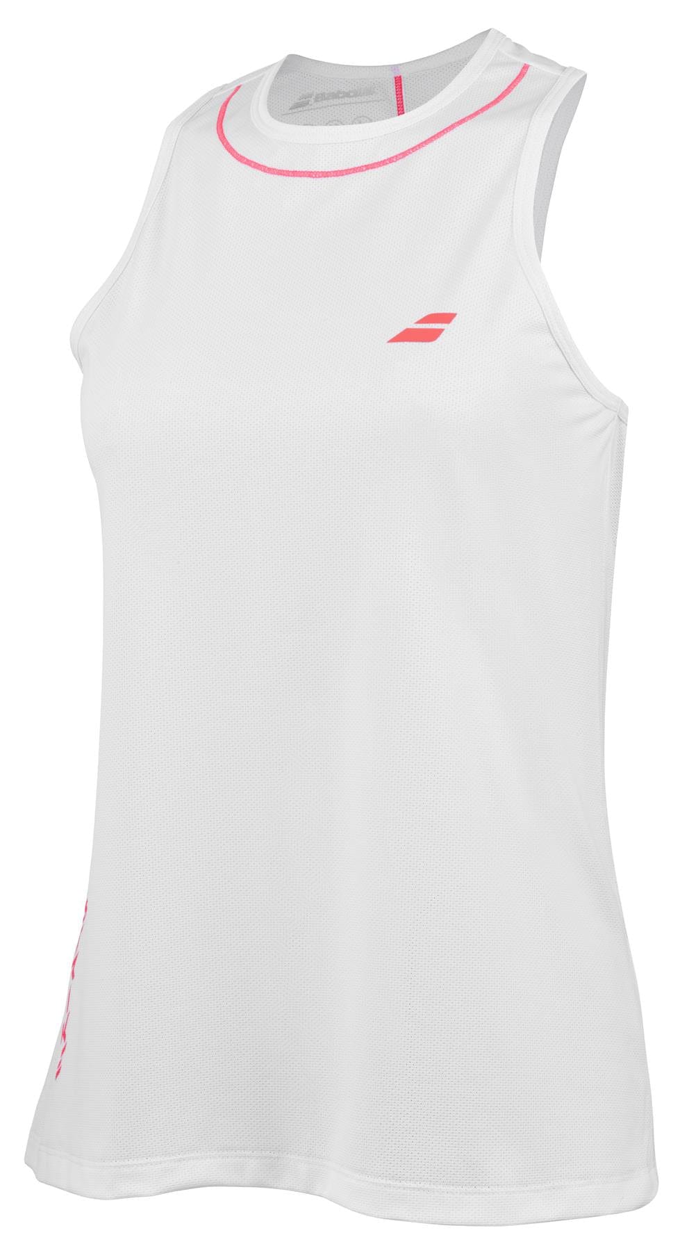 Babolat Strike Womens Badminton Tank Top - White - Angle